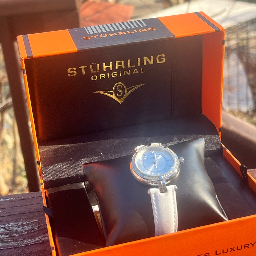 Stührling white watch womens. - Picture 8 of 8